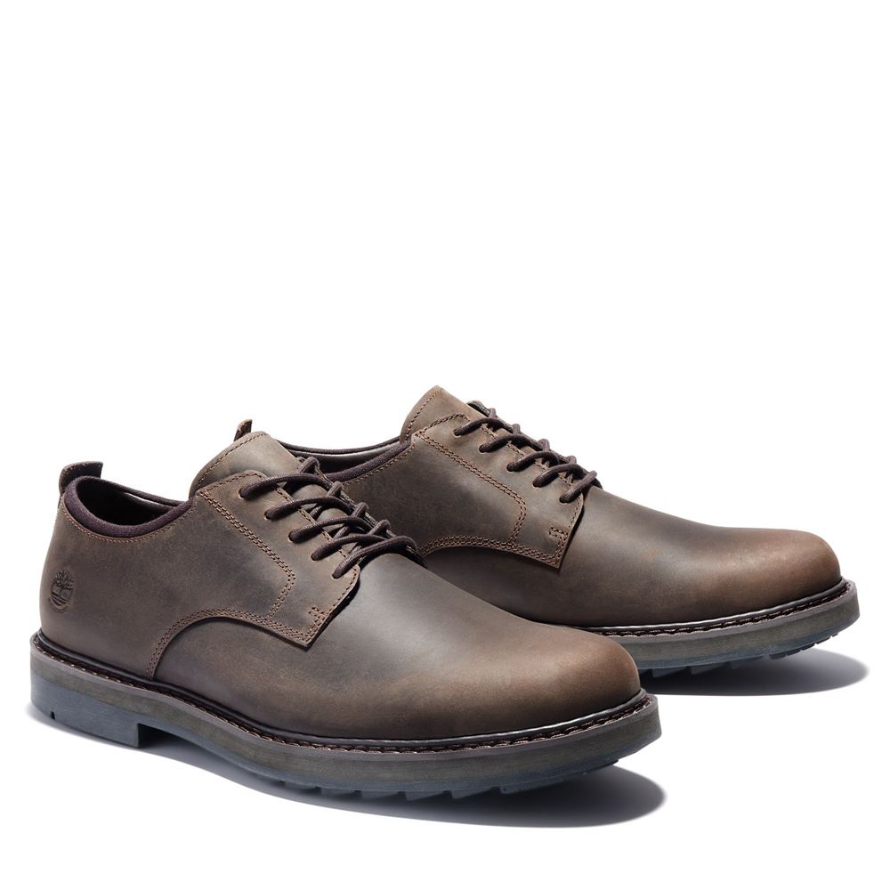 Pantofi Oxford Timberland Barbati Maro Inchis - Squall Canyon Waterproof - Romania - DGFJHK306